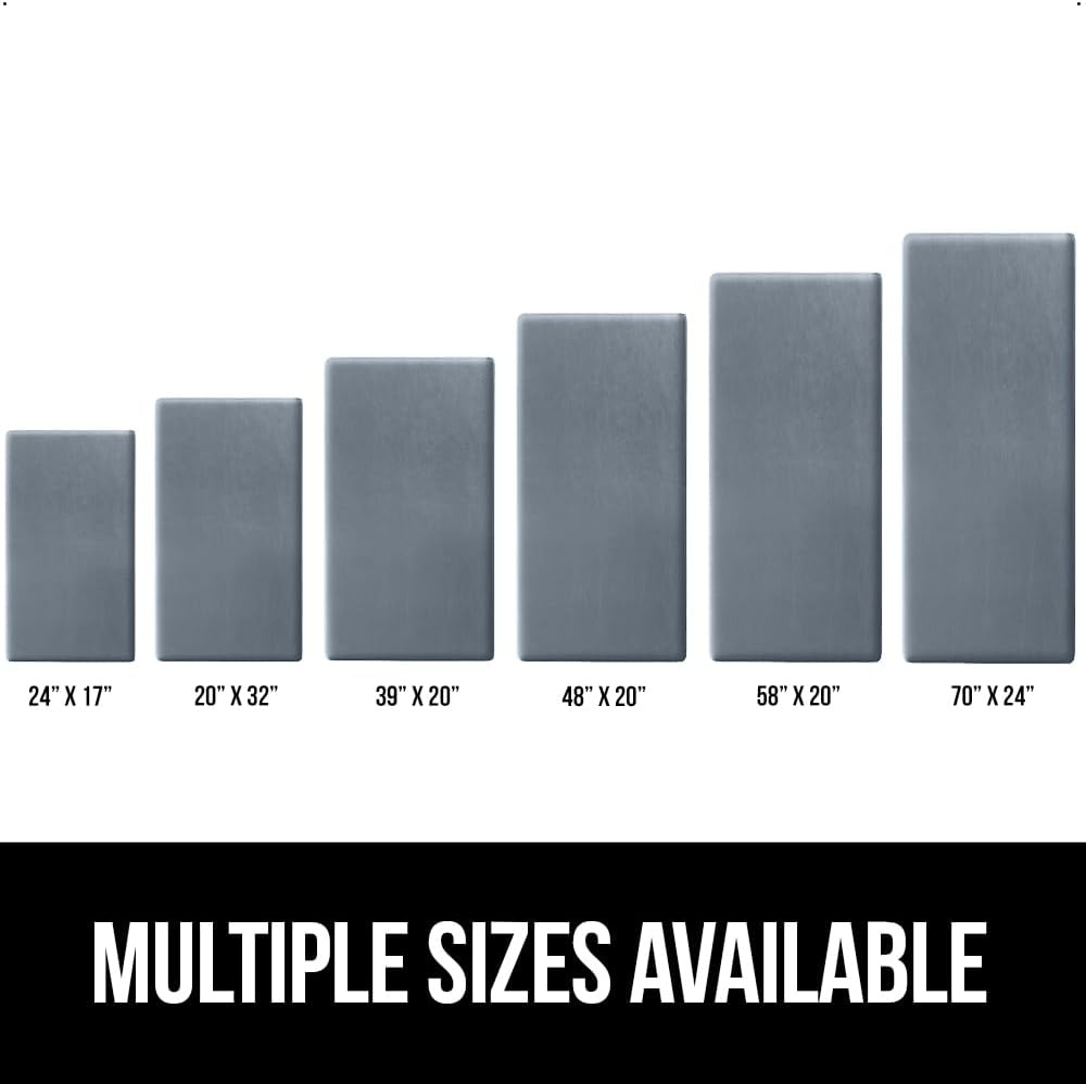 image:imageGORILLA GRIP Comfortable Cushioned Kitchen Mats for Floor 12 Inch Thick Ergonomic Standing Desk Anti Fatigue Mat Waterproof and Stain Resistant Pebbled Top Padded Foam Rug 17x24 17x48 GreyCharcoal