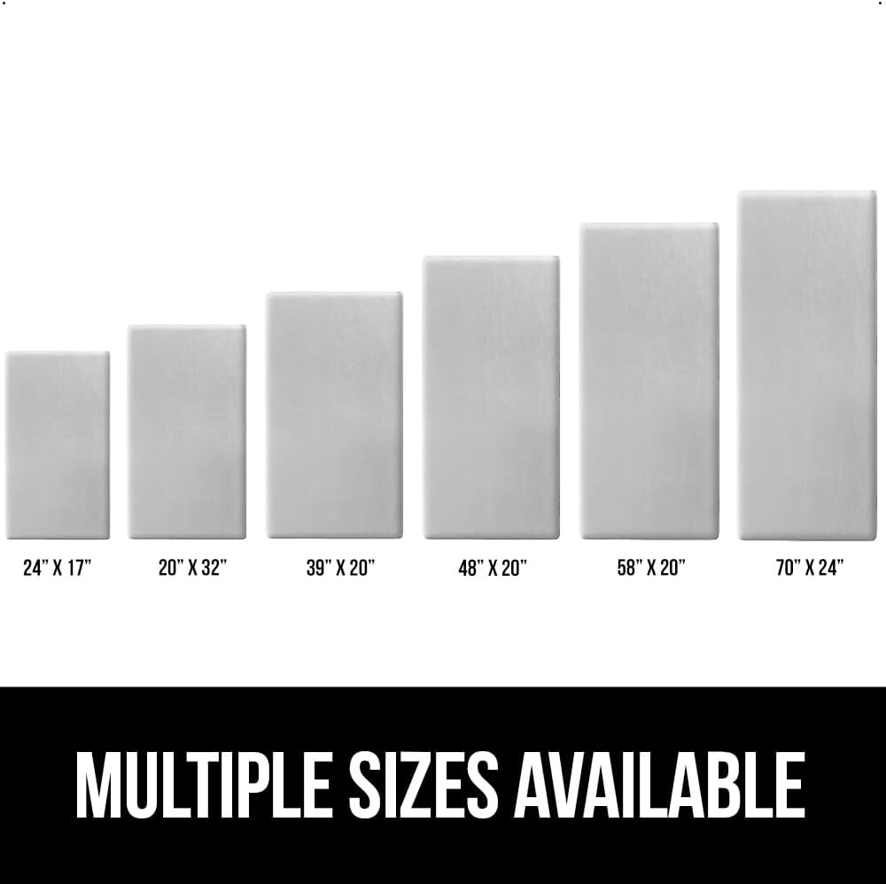 image:imageGORILLA GRIP Comfortable Cushioned Kitchen Mats for Floor 12 Inch Thick Ergonomic Standing Desk Anti Fatigue Mat Waterproof and Stain Resistant Pebbled Top Padded Foam Rug 17x24 17x48 GreyLight Gray