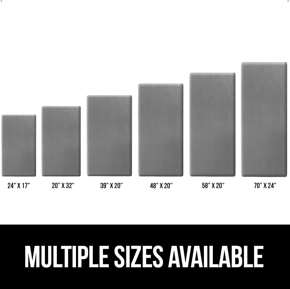 image:imageGORILLA GRIP Comfortable Cushioned Kitchen Mats for Floor 12 Inch Thick Ergonomic Standing Desk Anti Fatigue Mat Waterproof and Stain Resistant Pebbled Top Padded Foam Rug 17x24 17x48 GreyGrey