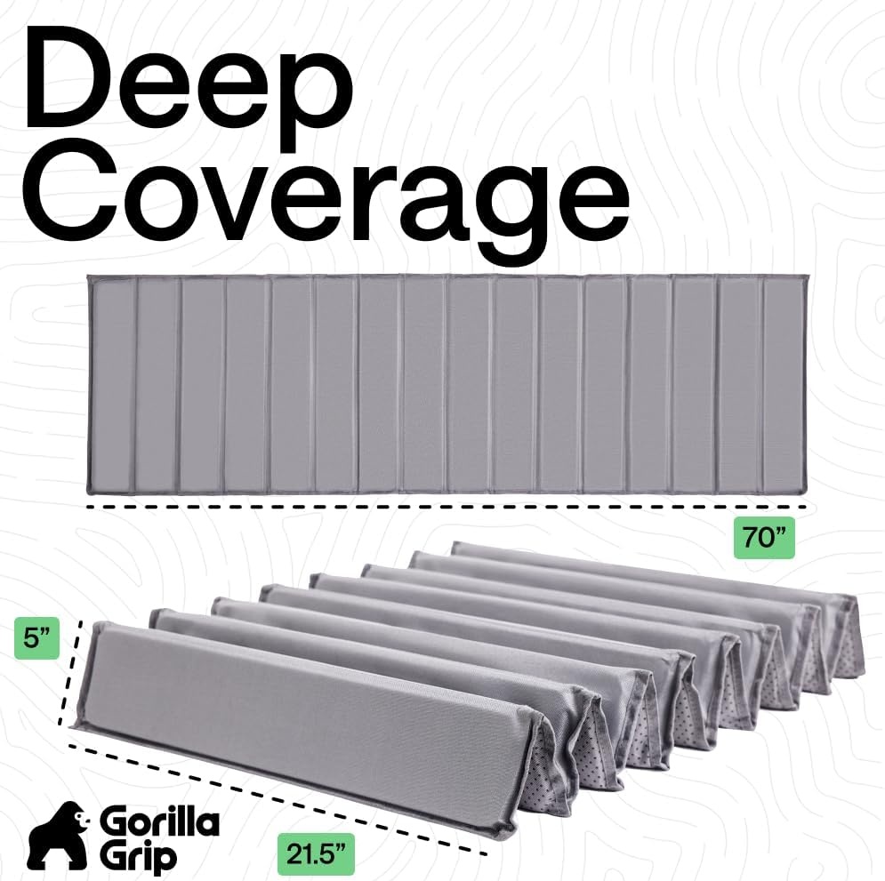 image:imageGORILLA GRIP Heavy Duty Couch Cushion Support Board to Fix Sagging Sofas 215 x 70 Sofa Slip Resistant Thick Boards Add Strong Seat Supports Replacement Stuffing Firmer Couches Accessories Grey