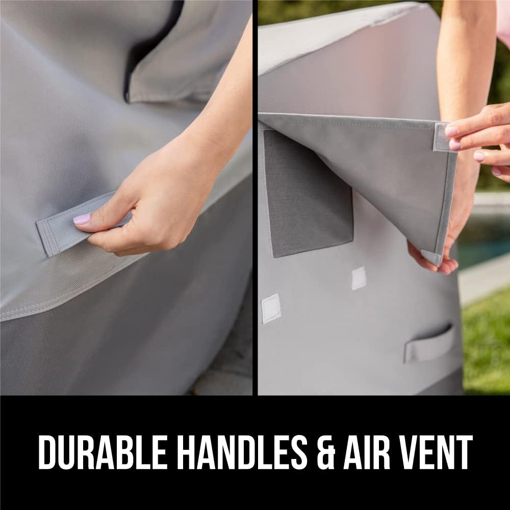 image:imageGORILLA GRIP Waterproof Large Outdoor Patio Sofa Cover 3 Seater 80 Inch Heavy Duty 600D Furniture Covers Sets for Winter Keep Cushions Dry Protects from Sun Snow Rain Windproof UV Coated1