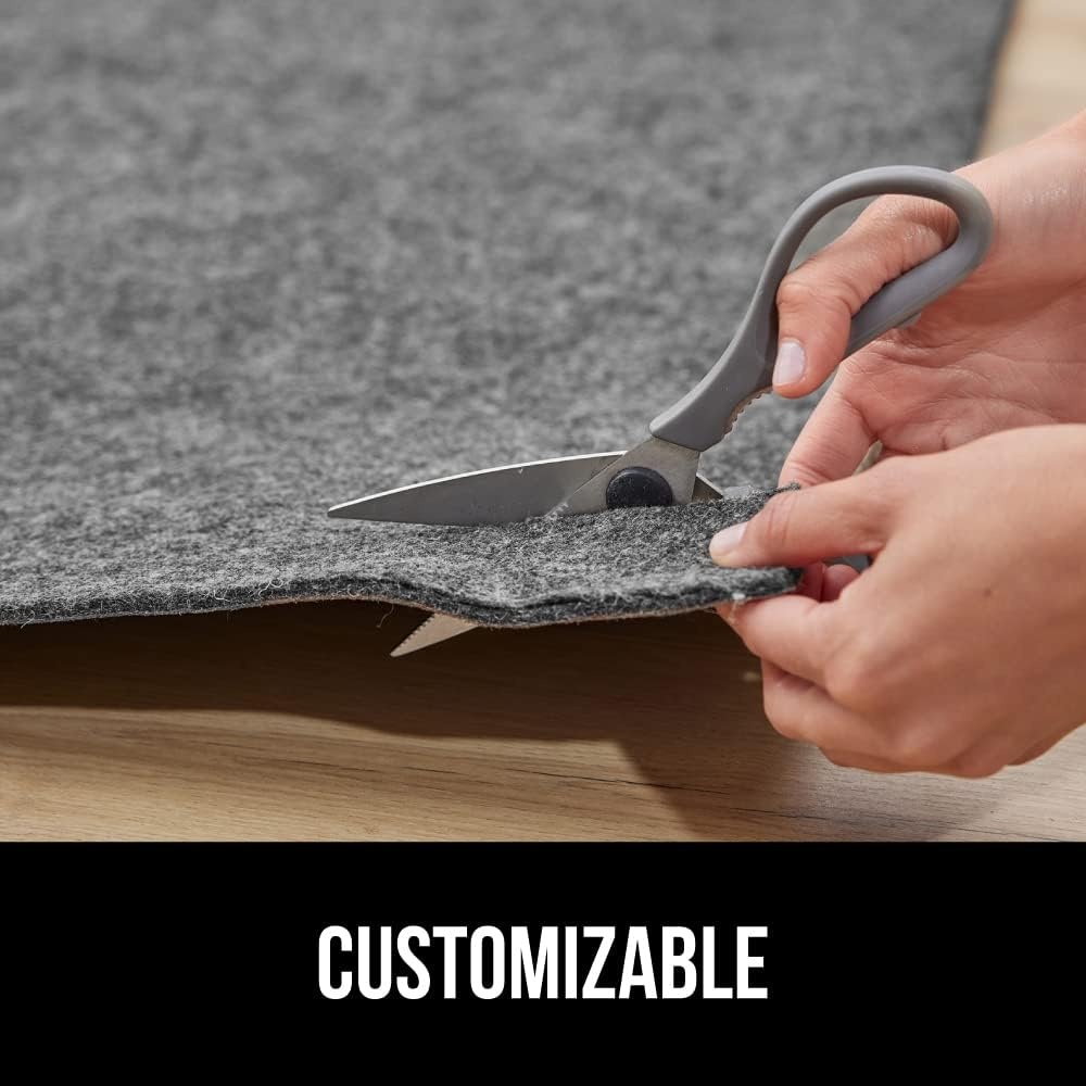 image:imageGORILLA GRIP Felt with Rubber Stay in Place Slip Resistant Rug Pad 18 inch Thick 2x8 FT Protective Padding Under Area Rugs Cushioned Gripper Pads Carpet Runners Hardwood Floors Protection2 x 3 Rectangular