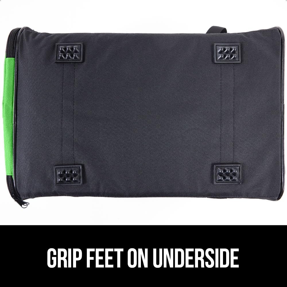 image:imageGORILLA GRIP Cat Carrier Travel Bag Up to 15 Lbs Soft Collapsible Small Dog Carriers Top and Side Entry Breathable Mesh Grip Feet on Underside Cozy Washable Waterproof Pad Portable Kennel PinkLight Green