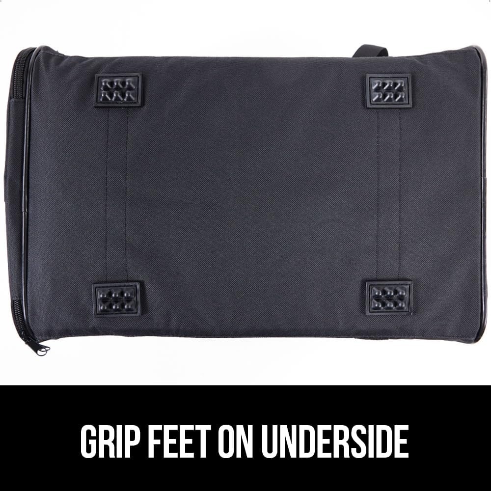 image:imageGORILLA GRIP Cat Carrier Travel Bag Up to 15 Lbs Soft Collapsible Small Dog Carriers Top and Side Entry Breathable Mesh Grip Feet on Underside Cozy Washable Waterproof Pad Portable Kennel PinkBlack
