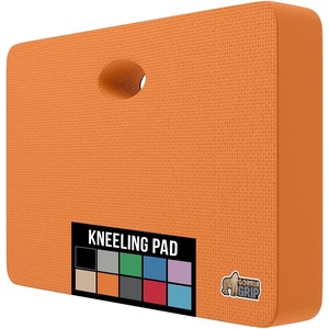 image:imageGORILLA GRIP Extra Thick Patent Pending Supportive Foam Kneeling Pad Large Cushion Knee Pads for Gardening Baby Bath Time Dirt and Water Resistant Workout and Garden Supplies 175x11 BlackOrange