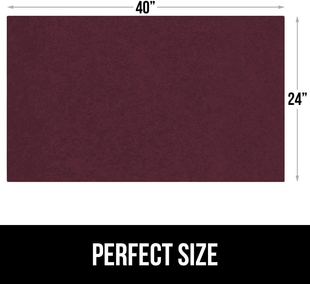 image:imageGORILLA GRIP LeakGuard NonAdhesive Under Sink Mat for Kitchen Cabinet Waterproof Quick Dry Shelf Liner Durable Absorbent Felt Mats for Bathroom Sinks Cabinets Dresser Easy to Trim 24x30 CharcoalWine