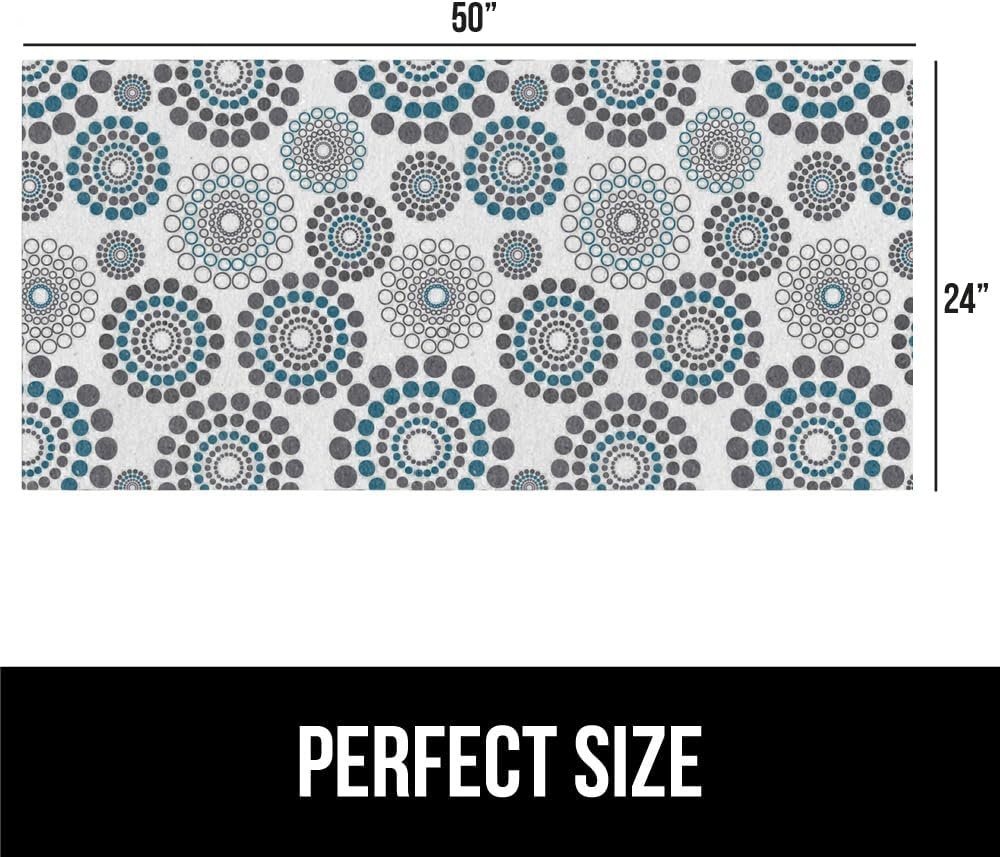 image:imageGORILLA GRIP LeakGuard NonAdhesive Under Sink Mat for Kitchen Cabinet Waterproof Quick Dry Shelf Liner Durable Absorbent Felt Mats for Bathroom Sinks Cabinets Dresser Easy to Trim 24x30 CharcoalSpiral GrayWhiteTurquoise