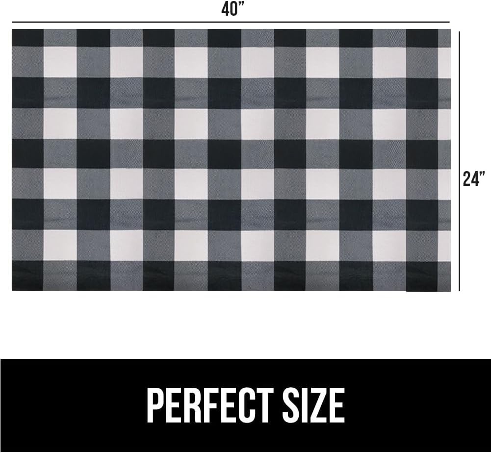 image:imageGORILLA GRIP LeakGuard NonAdhesive Under Sink Mat for Kitchen Cabinet Waterproof Quick Dry Shelf Liner Durable Absorbent Felt Mats for Bathroom Sinks Cabinets Dresser Easy to Trim 24x30 CharcoalBuffalo Checkered Black White