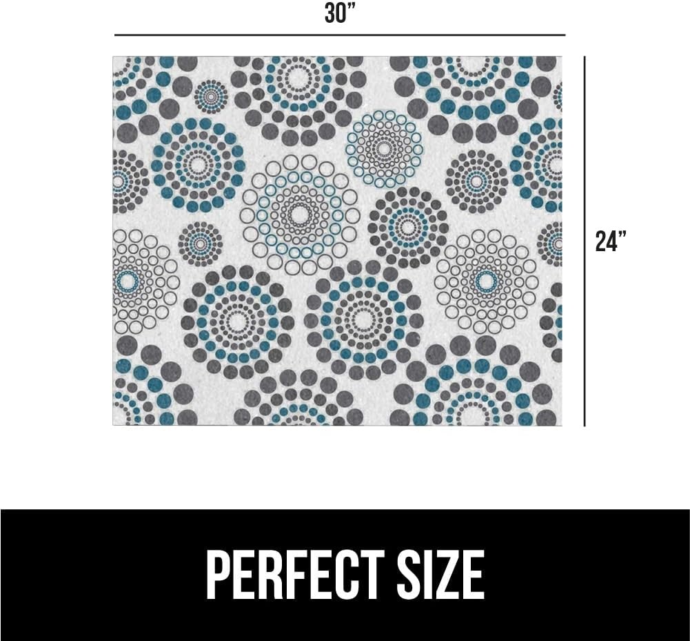 image:imageGORILLA GRIP LeakGuard NonAdhesive Under Sink Mat for Kitchen Cabinet Waterproof Quick Dry Shelf Liner Durable Absorbent Felt Mats for Bathroom Sinks Cabinets Dresser Easy to Trim 24x30 CharcoalSpiral GrayWhiteTurquoise