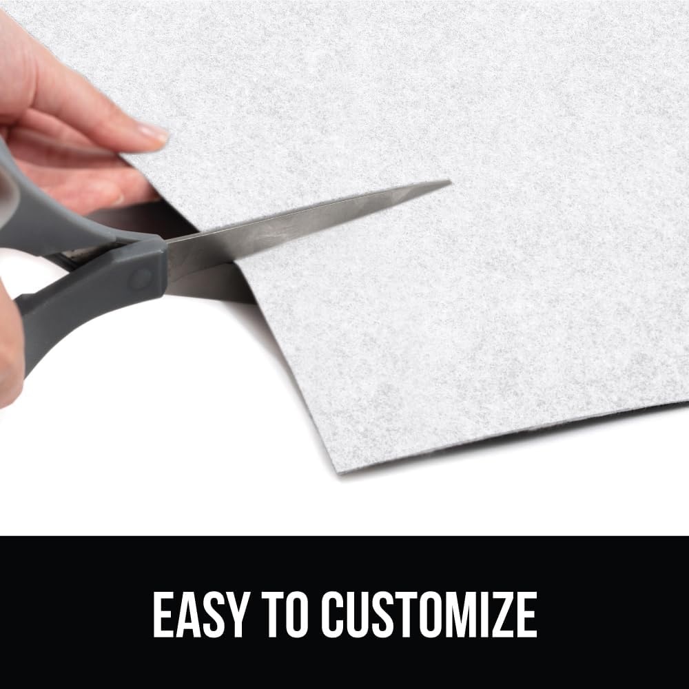 image:imageGORILLA GRIP LeakGuard NonAdhesive Under Sink Mat for Kitchen Cabinet Waterproof Quick Dry Shelf Liner Durable Absorbent Felt Mats for Bathroom Sinks Cabinets Dresser Easy to Trim 24x30 CharcoalWhite