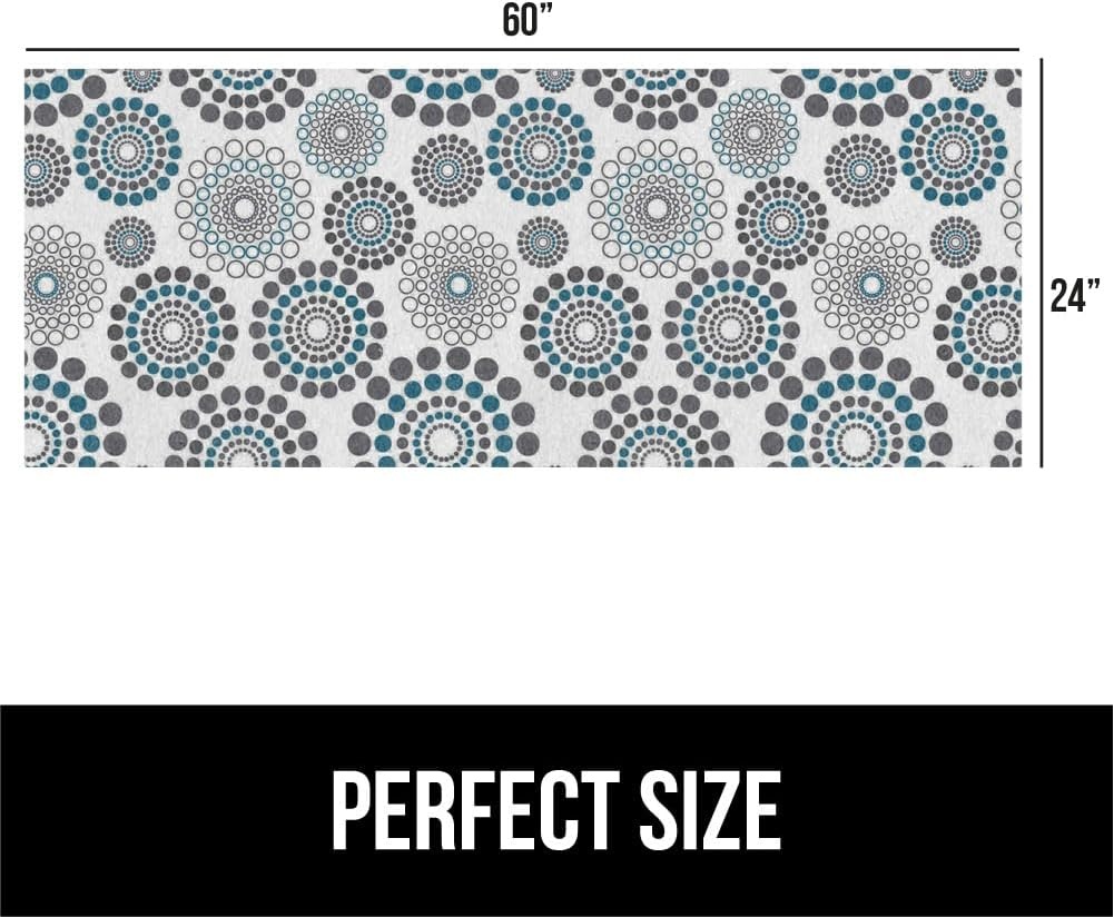 image:imageGORILLA GRIP LeakGuard NonAdhesive Under Sink Mat for Kitchen Cabinet Waterproof Quick Dry Shelf Liner Durable Absorbent Felt Mats for Bathroom Sinks Cabinets Dresser Easy to Trim 24x30 CharcoalSpiral GrayWhiteTurquoise