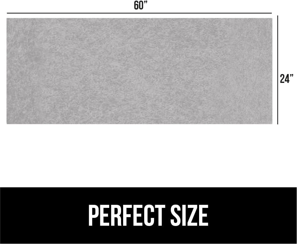 image:imageGORILLA GRIP LeakGuard NonAdhesive Under Sink Mat for Kitchen Cabinet Waterproof Quick Dry Shelf Liner Durable Absorbent Felt Mats for Bathroom Sinks Cabinets Dresser Easy to Trim 24x30 CharcoalLight Gray