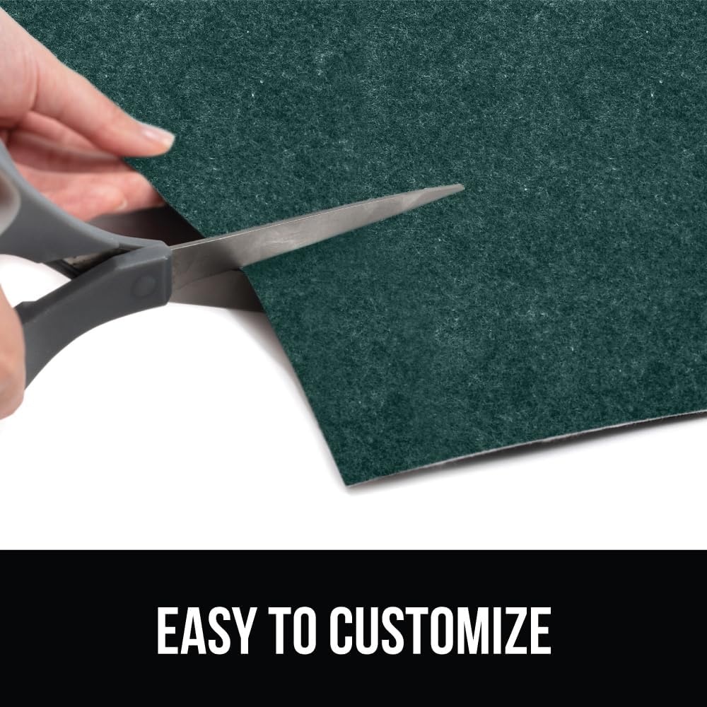 image:imageGORILLA GRIP LeakGuard NonAdhesive Under Sink Mat for Kitchen Cabinet Waterproof Quick Dry Shelf Liner Durable Absorbent Felt Mats for Bathroom Sinks Cabinets Dresser Easy to Trim 24x30 CharcoalHunter Green