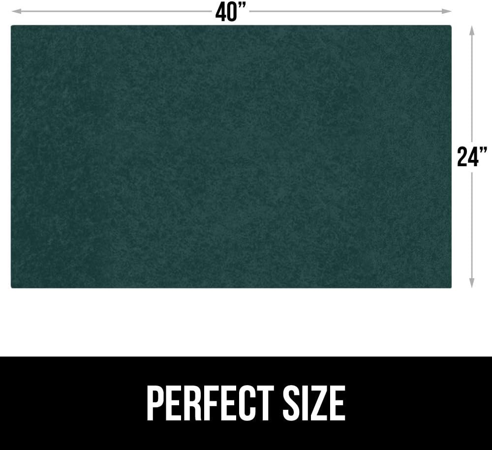 image:imageGORILLA GRIP LeakGuard NonAdhesive Under Sink Mat for Kitchen Cabinet Waterproof Quick Dry Shelf Liner Durable Absorbent Felt Mats for Bathroom Sinks Cabinets Dresser Easy to Trim 24x30 CharcoalHunter Green