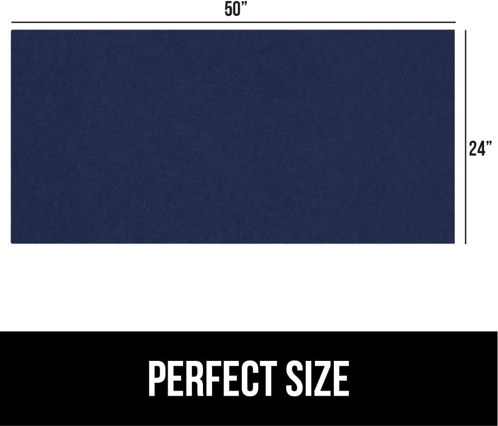 image:imageGORILLA GRIP LeakGuard NonAdhesive Under Sink Mat for Kitchen Cabinet Waterproof Quick Dry Shelf Liner Durable Absorbent Felt Mats for Bathroom Sinks Cabinets Dresser Easy to Trim 24x30 CharcoalNavy