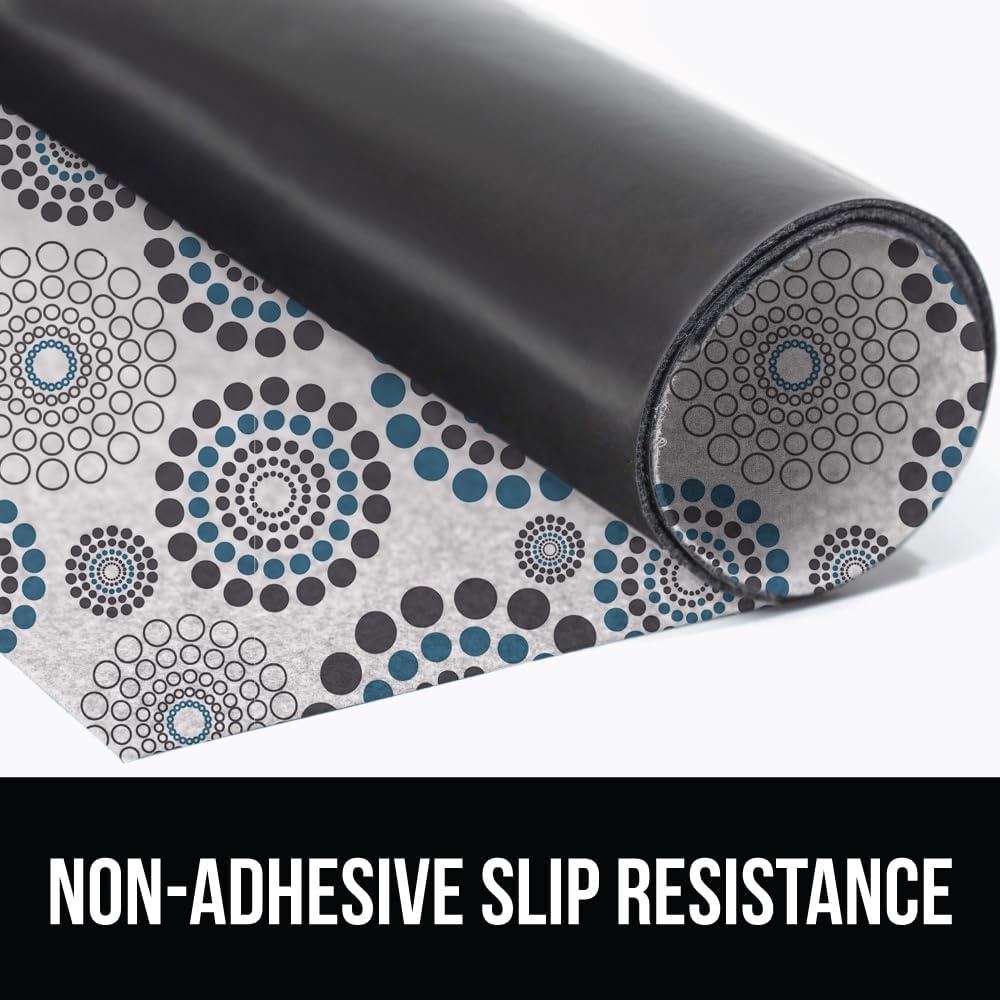 image:imageGORILLA GRIP LeakGuard NonAdhesive Under Sink Mat for Kitchen Cabinet Waterproof Quick Dry Shelf Liner Durable Absorbent Felt Mats for Bathroom Sinks Cabinets Dresser Easy to Trim 24x30 CharcoalSpiral GrayWhiteTurquoise