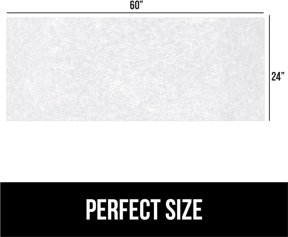 image:imageGORILLA GRIP LeakGuard NonAdhesive Under Sink Mat for Kitchen Cabinet Waterproof Quick Dry Shelf Liner Durable Absorbent Felt Mats for Bathroom Sinks Cabinets Dresser Easy to Trim 24x30 CharcoalWhite