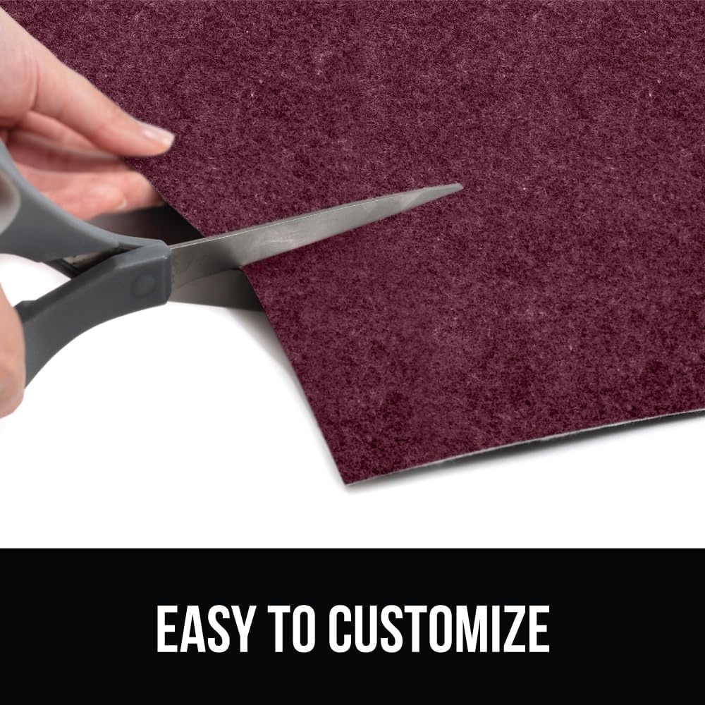 image:imageGORILLA GRIP LeakGuard NonAdhesive Under Sink Mat for Kitchen Cabinet Waterproof Quick Dry Shelf Liner Durable Absorbent Felt Mats for Bathroom Sinks Cabinets Dresser Easy to Trim 24x30 CharcoalWine