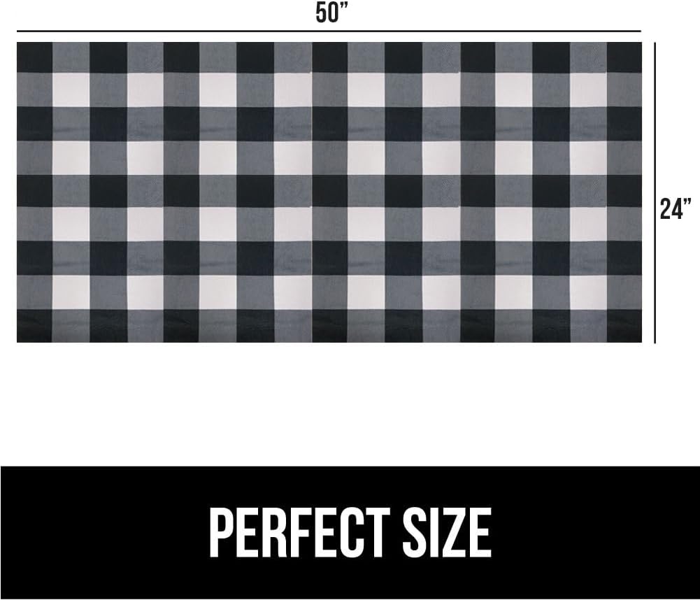 image:imageGORILLA GRIP LeakGuard NonAdhesive Under Sink Mat for Kitchen Cabinet Waterproof Quick Dry Shelf Liner Durable Absorbent Felt Mats for Bathroom Sinks Cabinets Dresser Easy to Trim 24x30 CharcoalBuffalo Checkered Black White