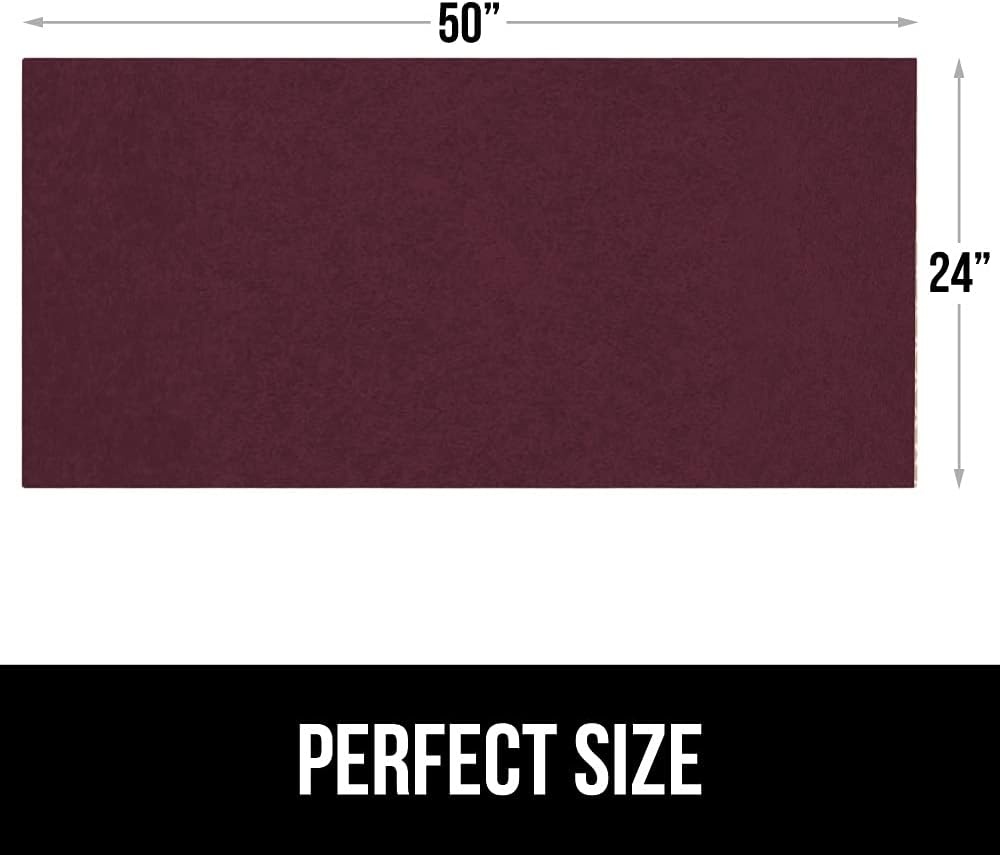 image:imageGORILLA GRIP LeakGuard NonAdhesive Under Sink Mat for Kitchen Cabinet Waterproof Quick Dry Shelf Liner Durable Absorbent Felt Mats for Bathroom Sinks Cabinets Dresser Easy to Trim 24x30 CharcoalWine
