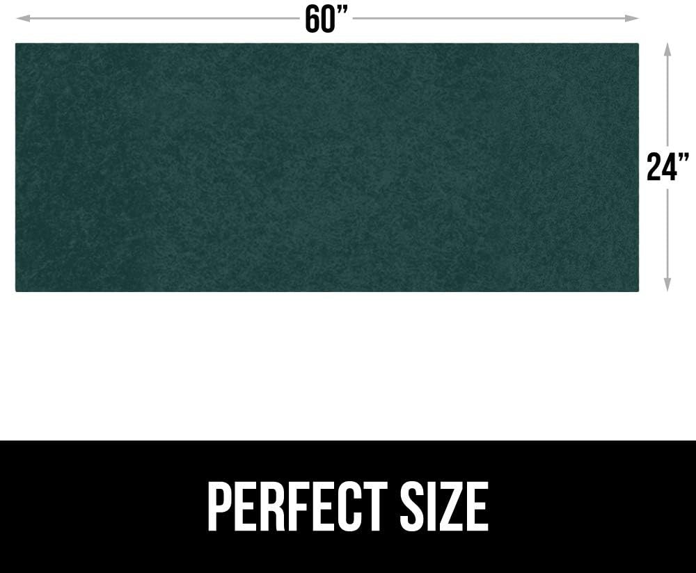 image:imageGORILLA GRIP LeakGuard NonAdhesive Under Sink Mat for Kitchen Cabinet Waterproof Quick Dry Shelf Liner Durable Absorbent Felt Mats for Bathroom Sinks Cabinets Dresser Easy to Trim 24x30 CharcoalHunter Green