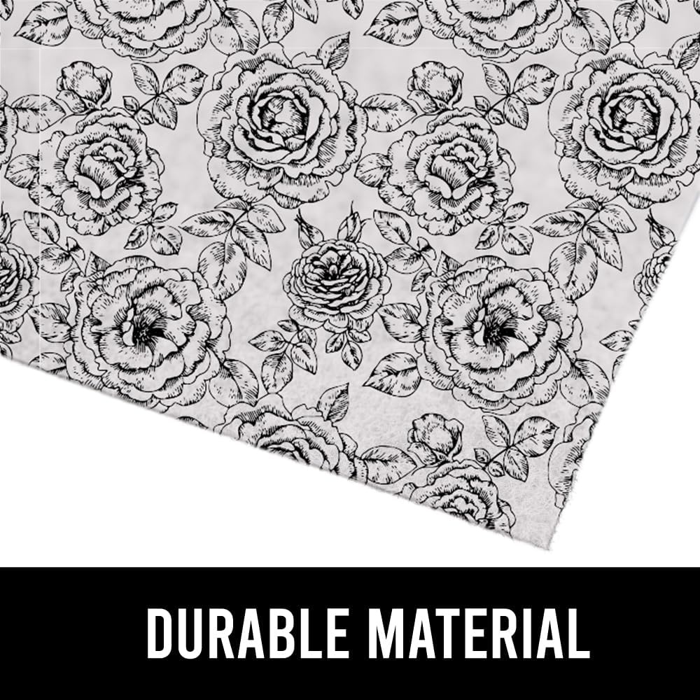 image:imageGORILLA GRIP LeakGuard NonAdhesive Under Sink Mat for Kitchen Cabinet Waterproof Quick Dry Shelf Liner Durable Absorbent Felt Mats for Bathroom Sinks Cabinets Dresser Easy to Trim 24x30 CharcoalFloral Gray