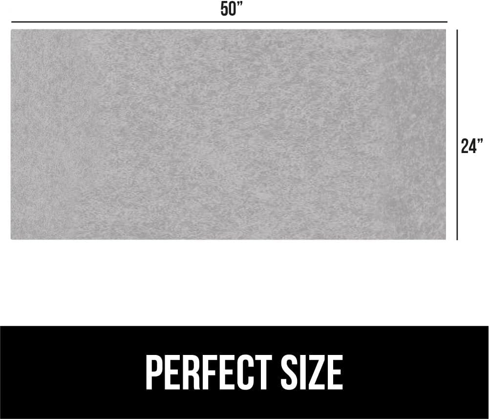 image:imageGORILLA GRIP LeakGuard NonAdhesive Under Sink Mat for Kitchen Cabinet Waterproof Quick Dry Shelf Liner Durable Absorbent Felt Mats for Bathroom Sinks Cabinets Dresser Easy to Trim 24x30 CharcoalLight Gray