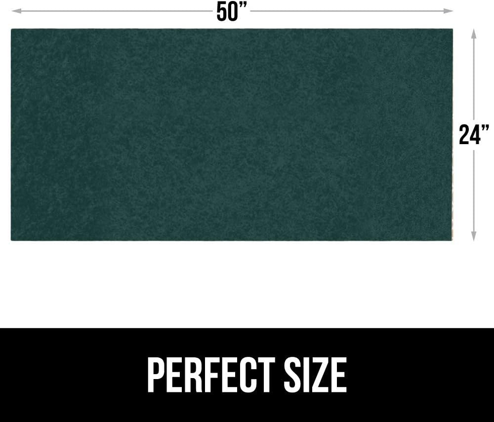 image:imageGORILLA GRIP LeakGuard NonAdhesive Under Sink Mat for Kitchen Cabinet Waterproof Quick Dry Shelf Liner Durable Absorbent Felt Mats for Bathroom Sinks Cabinets Dresser Easy to Trim 24x30 CharcoalHunter Green