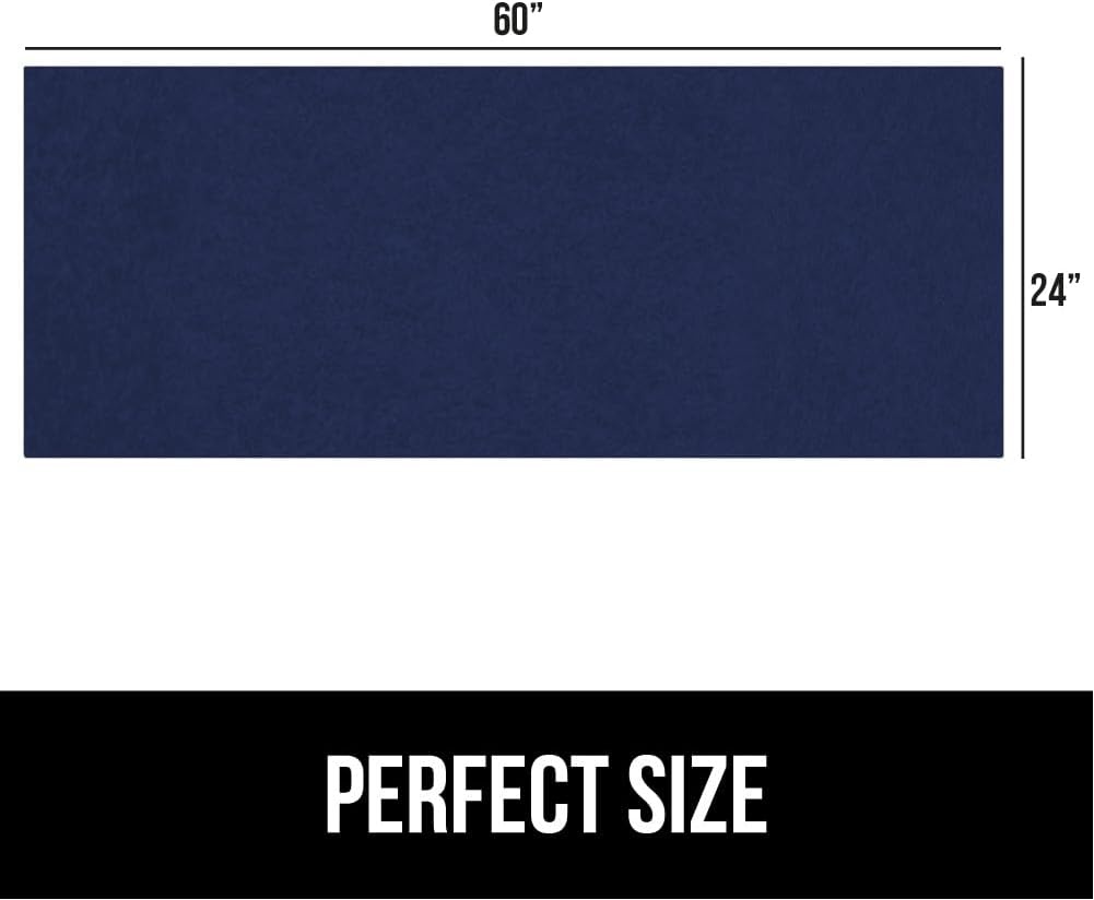 image:imageGORILLA GRIP LeakGuard NonAdhesive Under Sink Mat for Kitchen Cabinet Waterproof Quick Dry Shelf Liner Durable Absorbent Felt Mats for Bathroom Sinks Cabinets Dresser Easy to Trim 24x30 CharcoalNavy