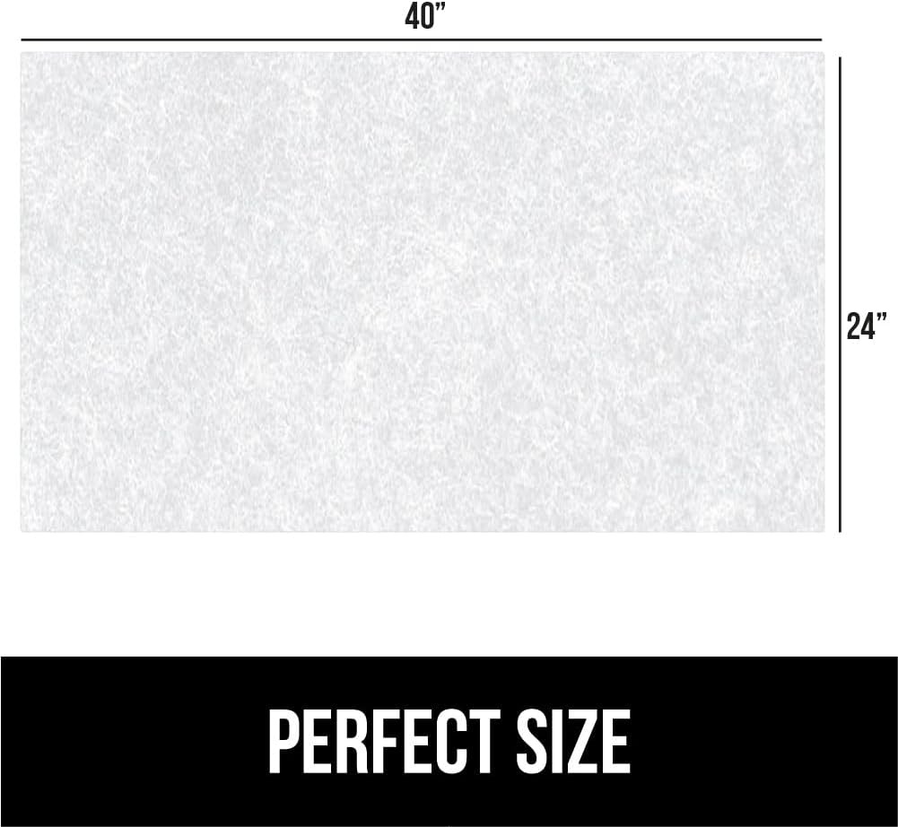 image:imageGORILLA GRIP LeakGuard NonAdhesive Under Sink Mat for Kitchen Cabinet Waterproof Quick Dry Shelf Liner Durable Absorbent Felt Mats for Bathroom Sinks Cabinets Dresser Easy to Trim 24x30 CharcoalWhite