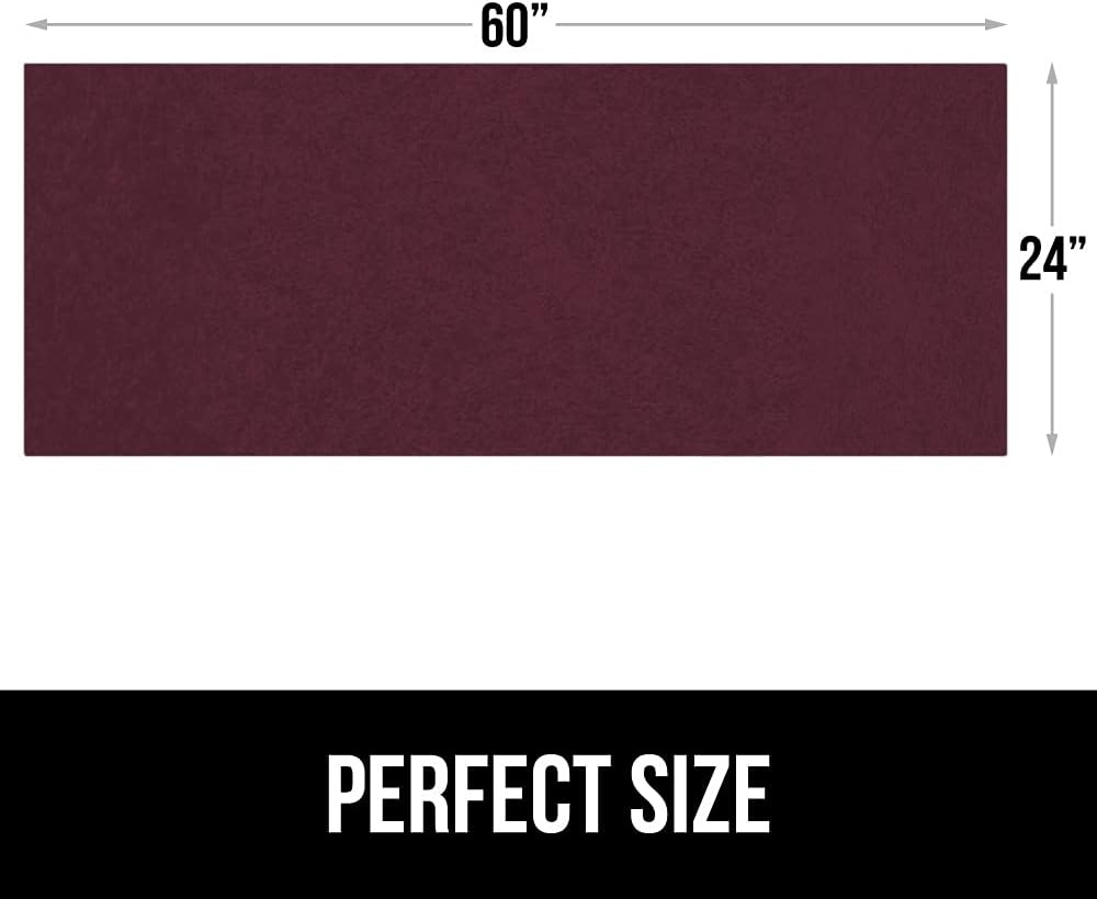 image:imageGORILLA GRIP LeakGuard NonAdhesive Under Sink Mat for Kitchen Cabinet Waterproof Quick Dry Shelf Liner Durable Absorbent Felt Mats for Bathroom Sinks Cabinets Dresser Easy to Trim 24x30 CharcoalWine
