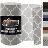 Quatrefoil: Gray/White