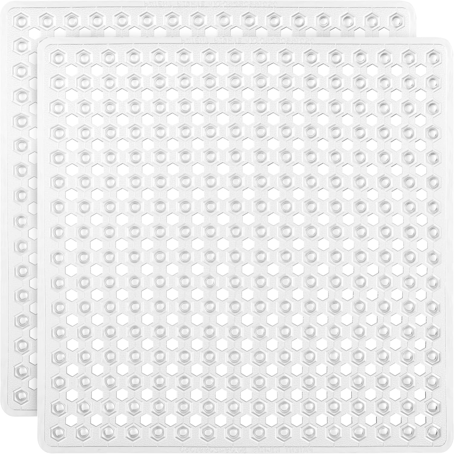 image:imageGORILLA GRIP Patented Bath Tub Shower Mat Machine Washable Bathtub Floor Liner Mats Suction Cups and Drain Holes to Keep Tubs Clean Soft on Feet Bathroom Essentials 35x16 Inch ClearClear