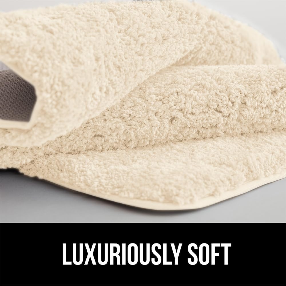 image:imageGORILLA GRIP Bathroom Rugs Ultra Soft Absorbent Mat Thick Plush Bath Rug Machine Washable Microfiber Quick Dry Mats for Shower Bathtub and Floor Home Decor Accessories 24x17 IvoryIvory