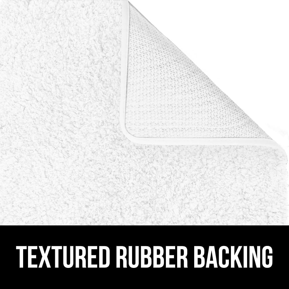 image:imageGORILLA GRIP Bathroom Rugs Ultra Soft Absorbent Mat Thick Plush Bath Rug Machine Washable Microfiber Quick Dry Mats for Shower Bathtub and Floor Home Decor Accessories 24x17 IvoryWhite