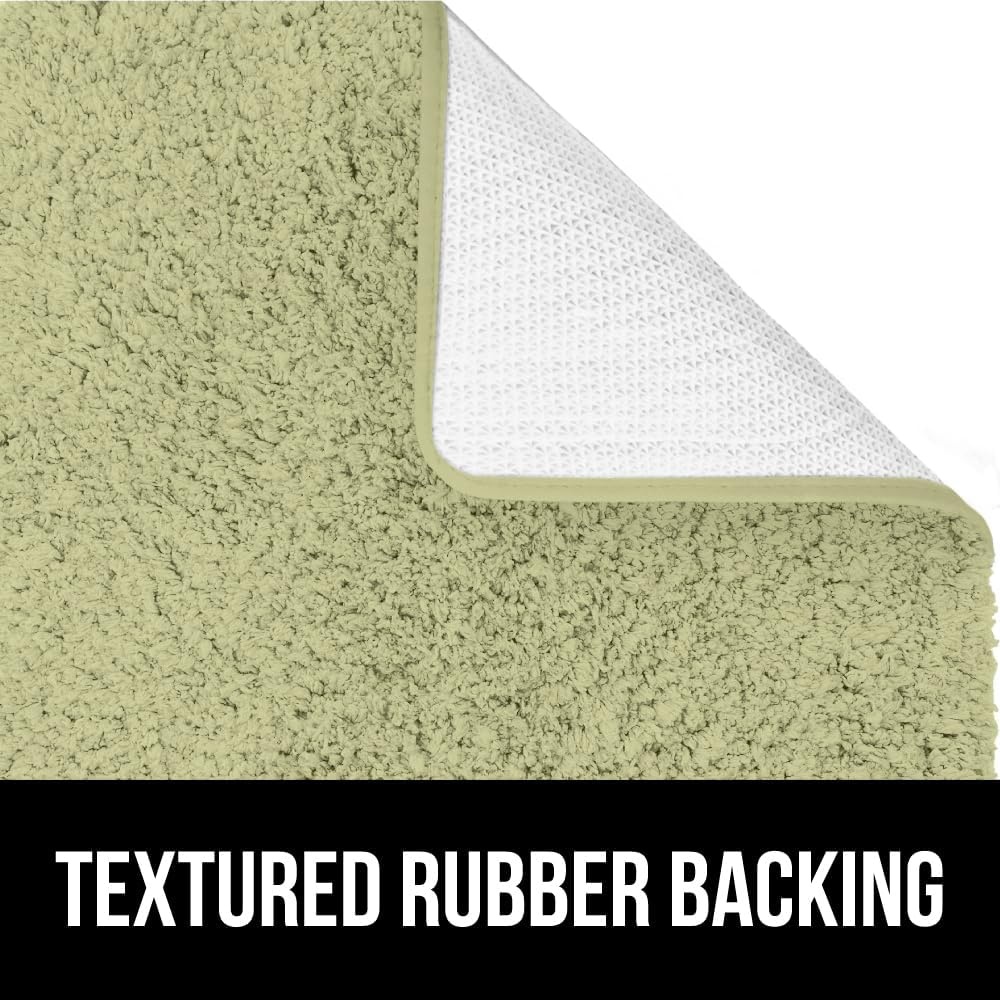 image:imageGORILLA GRIP Bathroom Rugs Ultra Soft Absorbent Mat Thick Plush Bath Rug Machine Washable Microfiber Quick Dry Mats for Shower Bathtub and Floor Home Decor Accessories 24x17 IvorySage