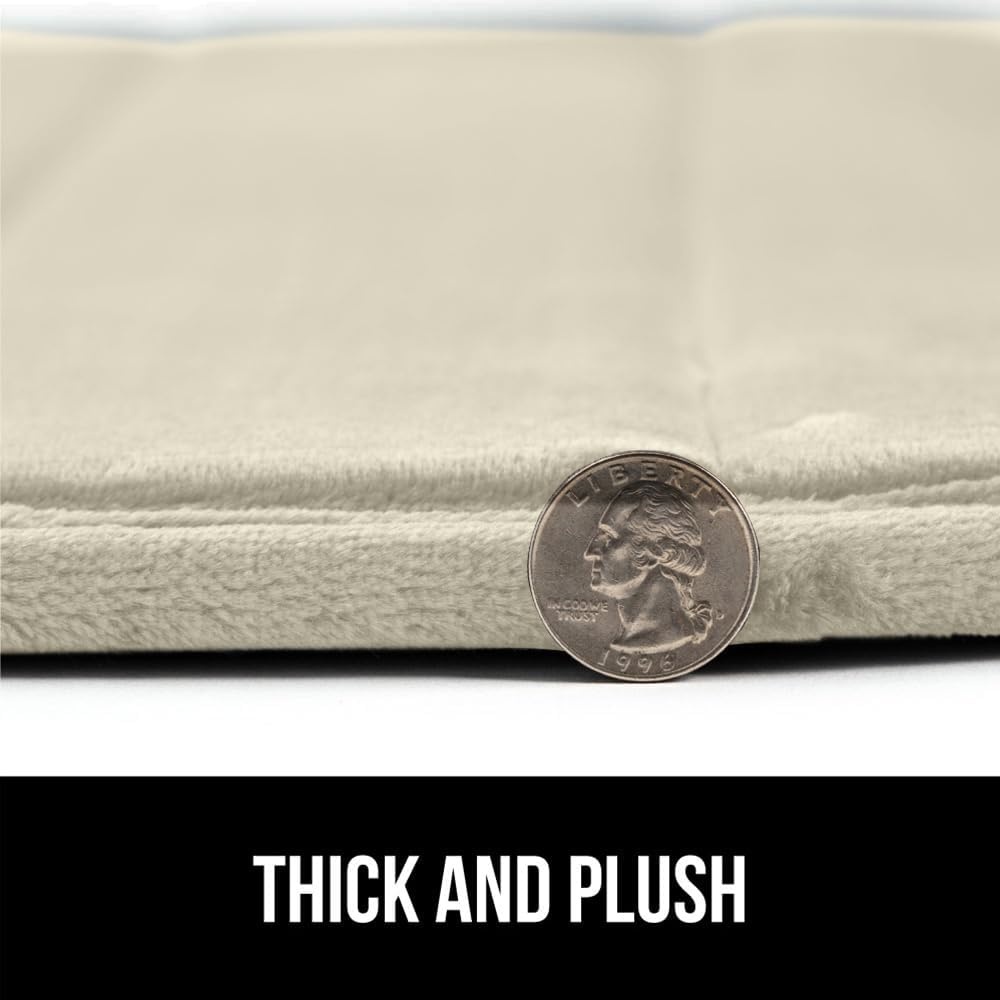 image:imageGORILLA GRIP Memory Foam Bath Mat Soft Absorbent US Designed Bathroom Rug Gripping Dots Machine Washable Bathmat Cushioned Floor Mats Shower Sink Rugs Room Dcor Accessories 24x17 Graphite GrayStriped Champagne