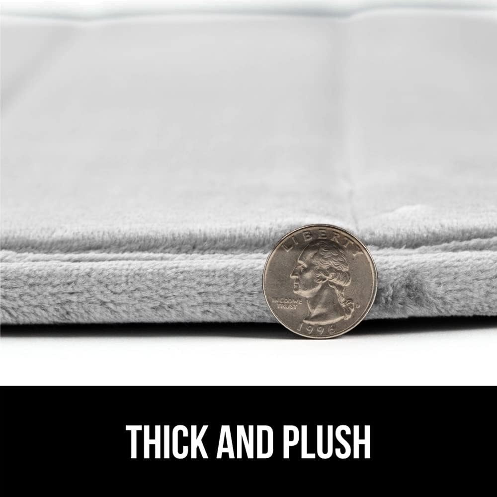 image:imageGORILLA GRIP Memory Foam Bath Mat Soft Absorbent US Designed Bathroom Rug Gripping Dots Machine Washable Bathmat Cushioned Floor Mats Shower Sink Rugs Room Dcor Accessories 24x17 Graphite GrayStriped Light Gray