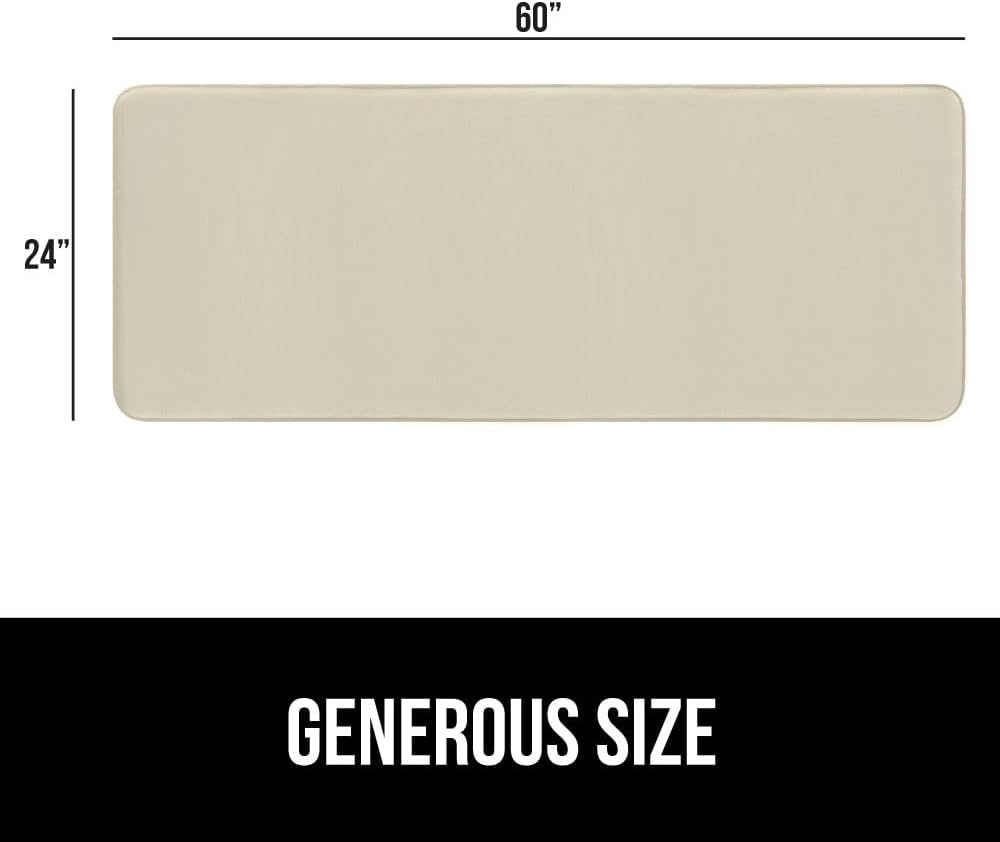 image:imageGORILLA GRIP Thick Memory Foam Toilet Rug for Bathroom U Shaped Washable Soft Absorbent Velvet Topside Floor Mats Machine Wash Cushioned Luxury Rugs for Bath Room 225x195 Graphite GrayChampagne