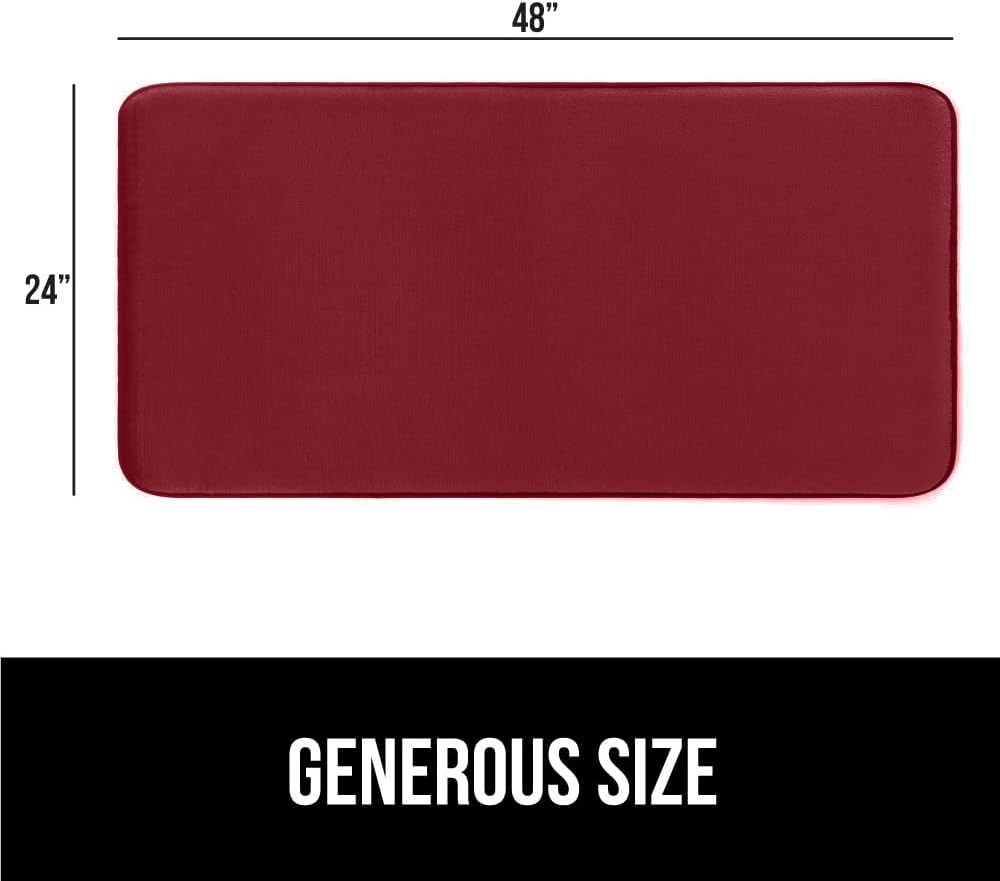 image:imageGORILLA GRIP Thick Memory Foam Toilet Rug for Bathroom U Shaped Washable Soft Absorbent Velvet Topside Floor Mats Machine Wash Cushioned Luxury Rugs for Bath Room 225x195 Graphite GrayBurgundy