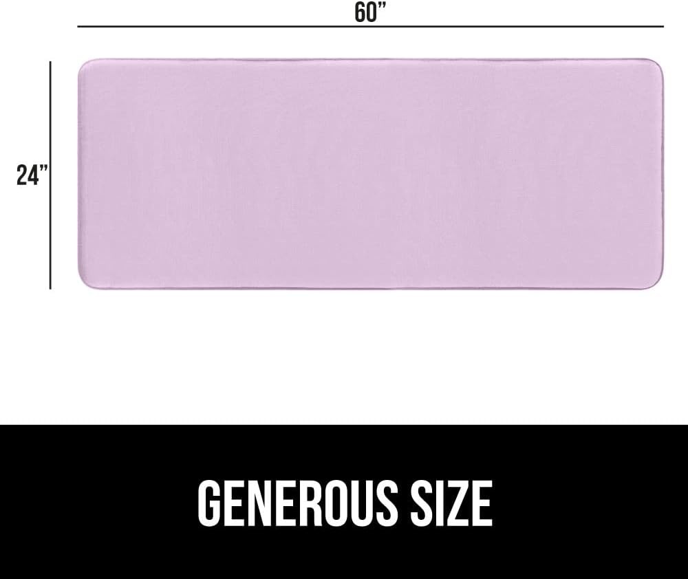 image:imageGORILLA GRIP Thick Memory Foam Toilet Rug for Bathroom U Shaped Washable Soft Absorbent Velvet Topside Floor Mats Machine Wash Cushioned Luxury Rugs for Bath Room 225x195 Graphite GraySoft Purple