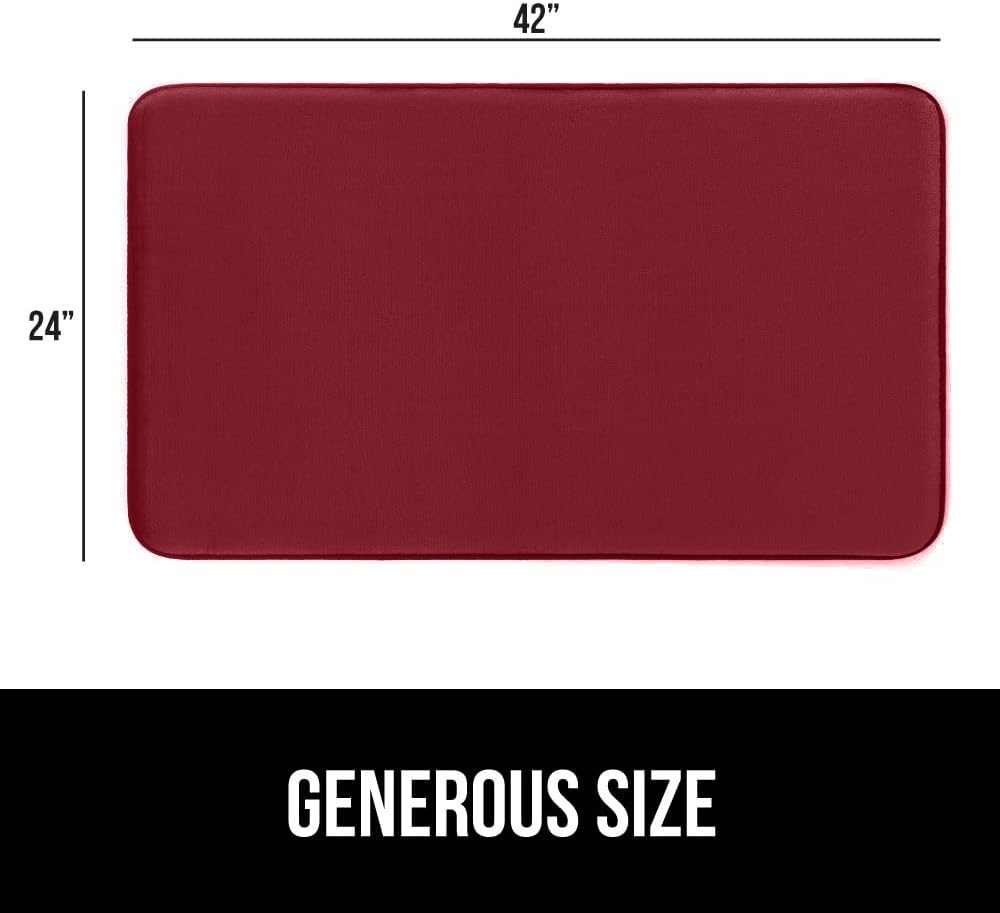 image:imageGORILLA GRIP Thick Memory Foam Toilet Rug for Bathroom U Shaped Washable Soft Absorbent Velvet Topside Floor Mats Machine Wash Cushioned Luxury Rugs for Bath Room 225x195 Graphite GrayBurgundy