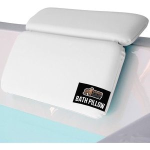 image:imageGORILLA GRIP Bath Pillow for Tub Strong Suction Cups Luxury Bathtub Pillows Headrest Neck and Back Support Relaxing Hot Tub and Home Spa Accessories Bathroom Essentials Gifts for Women WhiteWhite
