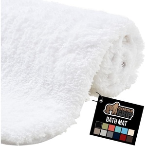 image:imageGORILLA GRIP Bathroom Rugs Ultra Soft Absorbent Mat Thick Plush Bath Rug Machine Washable Microfiber Quick Dry Mats for Shower Bathtub and Floor Home Decor Accessories 24x17 IvoryWhite