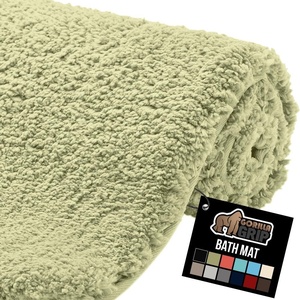 image:imageGORILLA GRIP Bathroom Rugs Ultra Soft Absorbent Mat Thick Plush Bath Rug Machine Washable Microfiber Quick Dry Mats for Shower Bathtub and Floor Home Decor Accessories 24x17 IvorySage