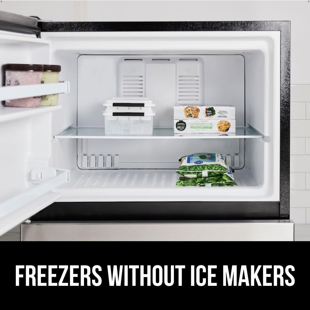 image:imageGORILLA GRIP BPAFree Easy Release Ice Cube Tray for Freezer Make Lots of Ice 56 Cubes Total Kit Includes 2 Stackable Leakproof Trays with Lid and Soft Handle Grips Scooper Bin For Coffee BlackBlack