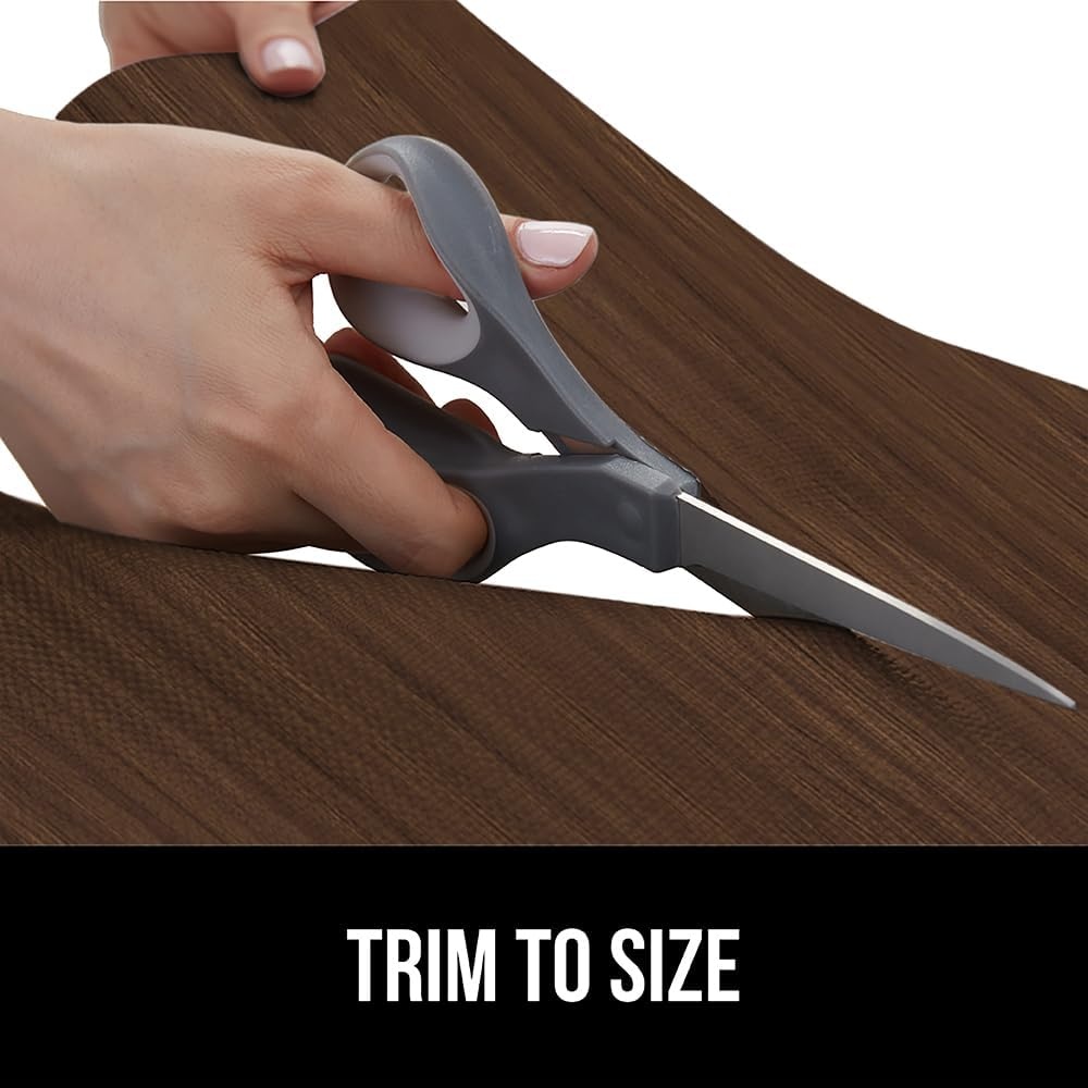 image:imageGORILLA GRIP DripGuard Shelf Liner NonAdhesive Drawer and Kitchen Cabinet Protector Strong Grip Slip Resistant Underside Smooth Surface Liners for Cabinets Bathrooms Closets 12x240 Inch MarbleWood