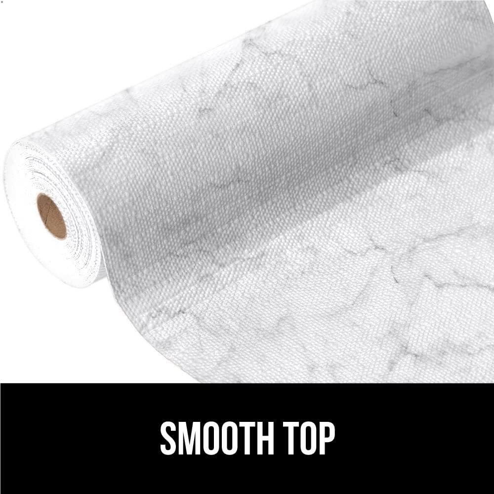 image:imageGORILLA GRIP DripGuard Shelf Liner NonAdhesive Drawer and Kitchen Cabinet Protector Strong Grip Slip Resistant Underside Smooth Surface Liners for Cabinets Bathrooms Closets 12x240 Inch MarbleMarble