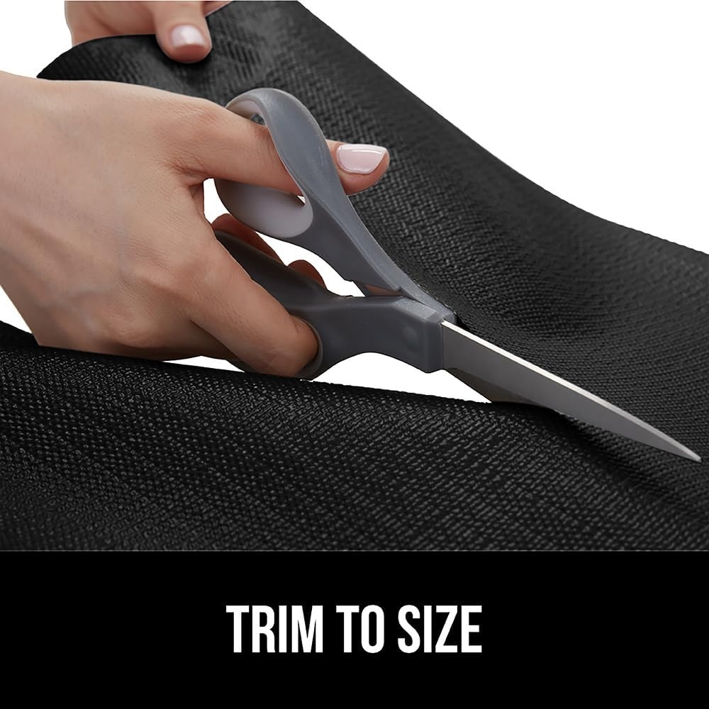 image:imageGORILLA GRIP DripGuard Shelf Liner NonAdhesive Drawer and Kitchen Cabinet Protector Strong Grip Slip Resistant Underside Smooth Surface Liners for Cabinets Bathrooms Closets 12x240 Inch MarbleBlack