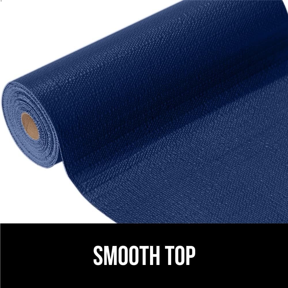 image:imageGORILLA GRIP DripGuard Shelf Liner NonAdhesive Drawer and Kitchen Cabinet Protector Strong Grip Slip Resistant Underside Smooth Surface Liners for Cabinets Bathrooms Closets 12x240 Inch MarbleNavy